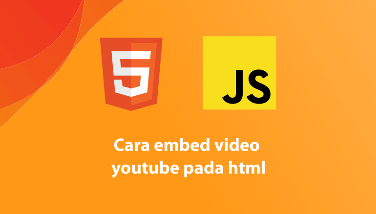 Cara embed video youtube pada html